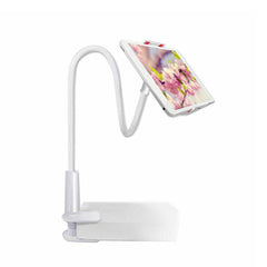 27 Inch Flexible Gooseneck Tablet & Phone Stand Cell Phone Holder with Adjustable Mount and 3 inch Screw-Type Clamp for Desk / Bed / Kitchen Compatible with 4 inch to 10.6 inch Phones/Tablets - Otaj Gifts