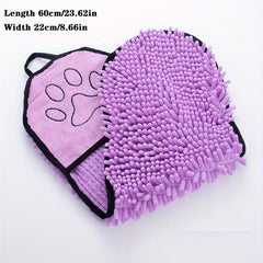 Absorbent Dog Towel, Microfiber Quick Drying Towel Machine Washable With Hand Pockets Pet Towel For Medium Large Dog Super Absorbent Pet Towel Quickly Dry Your Dog Or Cat After Bath Time - Otaj Gifts