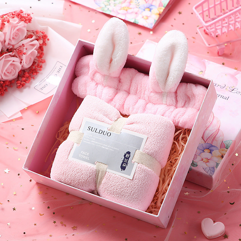 New Birthday Gift Girl Cup Towel Suit - Otaj Gifts