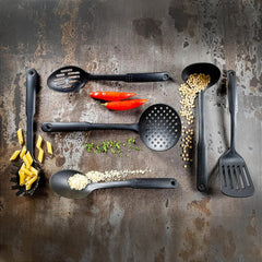 Set Kitchen Utensils Kit Spoon Shell Sculpture Spatula Grippers - Otaj Gifts