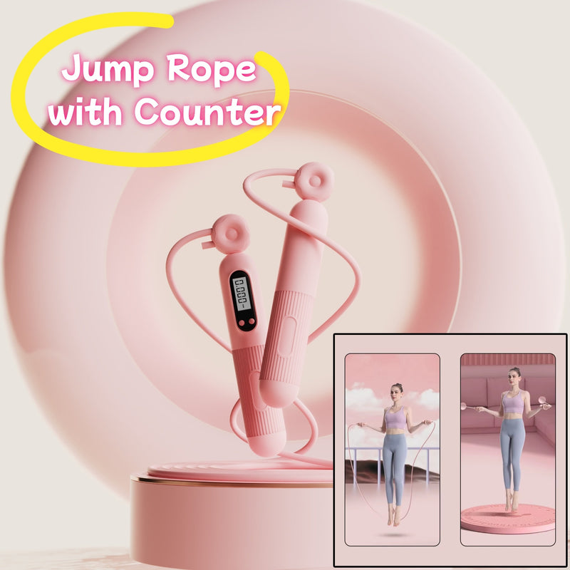 Jump Rope With Counter, Adjustable Skipping Rope With Calorie Counter, Smart Skipping Rope For Fitness Exercise And Weight Lose - Otaj Gifts