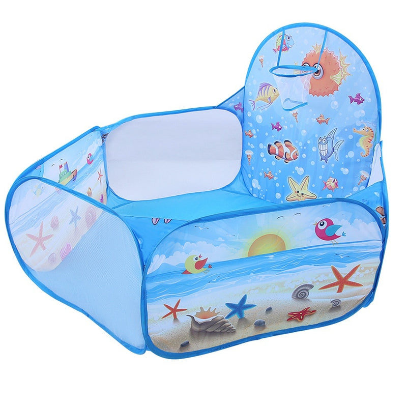 1Pc Foldable Children's Toys Cartoon Tent Kids Play Ball Pool Outdoor Game(Ocean World) - Otaj Gifts