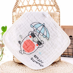 Infants And Children Six-layer Cotton Gauze Towel - Otaj Gifts