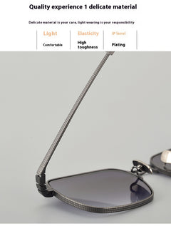 Pure Titanium Square Frame Double Beam Fashion Myopia Glasses For Men - Otaj Gifts