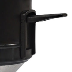 Foldable Portable Pour Over Coffee Dripper Reusable Double Layer Mesh Coffee Filter Black - Otaj Gifts