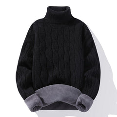 High Neck Velvet Thickening Thermal Sweater - Otaj Gifts