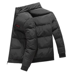 Outdoor Warm Heated Jacket Windproof Cotton Padded Clothes USB Heating Winter Keep Warm - Otaj Gifts