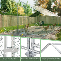 Large Metal Chicken Coop - Otaj Gifts