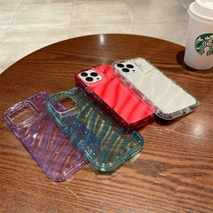 Water Ripple Phone Case Transparent Drop-resistant Protective Cover - Otaj Gifts