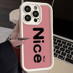 Nice Niche English Phone Case Simple - Otaj Gifts