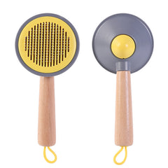 OneKey Pet Hair Remover Comb Pet Comb Grooming Brush Pet Hair Cleaner Brush Cat Shedding Brush Self Cleaning Slicker For Long & Short Hair Cats And Dogs - Otaj Gifts