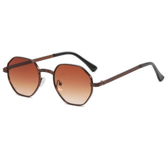 Retro Small Frame Polygon Sun Glasses Personality - Otaj Gifts