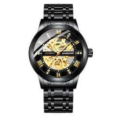 Men's Automatic Mechanical Watch Luminous Simple Fashion Trend - Otaj Gifts