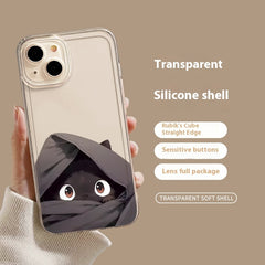 Black Cat High Sense Couple Phone Case - Otaj Gifts