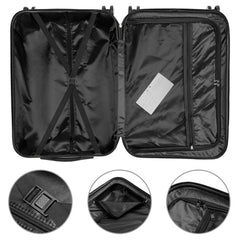Vertical 3-in-1 Spinner Wheel With Handle Trolley Case 20in 24in 28in ABS Aluminum Alloy Trolley Classic Color - Navy Blue - Otaj Gifts