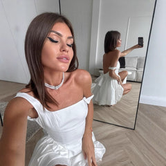 Women's Design Sense Slip Dress Backless - Otaj Gifts