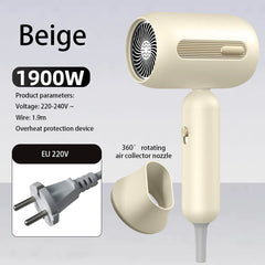 F41 Hair Dryer 1900W High-Speed Electric Turbine Airflow Low Noise Constant Temperature And Quick Drying Suitable For Home Salons - Otaj Gifts
