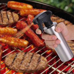 Kitchen 304 Stainless Steel Oil Sprayer Dispenser Olive Oil Spray Bottle Cooking Barbecue Tool - Otaj Gifts