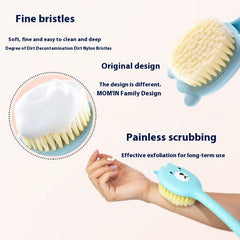 Bath Brush Soft Fur Long Handle Strong - Otaj Gifts