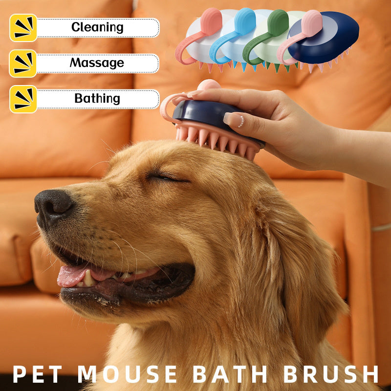 Soft Silicone Pets Hair Remover Comb Handheld Bath Shower Hair Shampoo Massage Brush For Dogs Cats Cleaning Tools Pet Products - Otaj Gifts