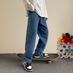 Spring And Summer Jeans Men's Loose Straight - Otaj Gifts
