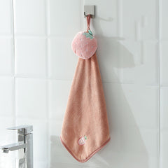 Hand Towels Can Be Hung Cartoon Absorbent Towels Bathroom Housework Cleaning - Otaj Gifts