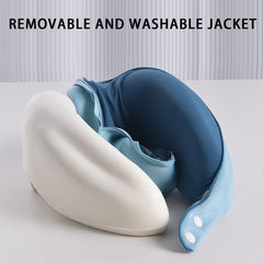 Travel Pillow, Memory Foam Neck Pillow For Traveling, U Shape Neck Pillow Airplane Portable Flight Pillow Travel Kit For Plane Train Car Home Office - Otaj Gifts