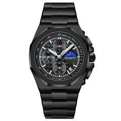 Sun Moon Star Multi-function Waterproof Watch Men - Otaj Gifts