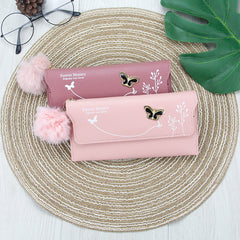 Fashion Ladies Long Hair Ball Bow Purse - Otaj Gifts
