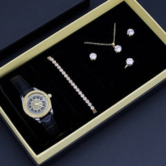 New Ladies Watch Good-looking Cross-border Valentine's Day Watch Jewelry Suit With Decoration - Otaj Gifts