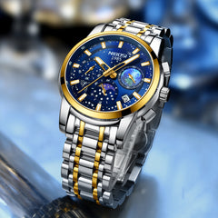 Steel Belt Men's Business Quartz Watch - Otaj Gifts