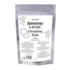 Turmeric Exfoliating Cleansing Pads Compressed Facial Sponges Skin Care Tools For Face Clogged Pores Excess Oil Cleansing - Otaj Gifts