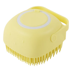 Silicone Dog Bath Massage Gloves Brush Pet Cat Bathroom Cleaning Tool Comb Brush For Dog Can Pour Shampoo Dog Grooming Supplies - Otaj Gifts