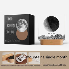 Moon Gift On The Day Of Birth Moon Decoration Gift - Otaj Gifts