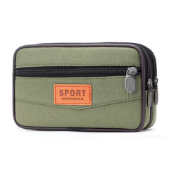 Enlarged Canvas Mobile Phone Bag Zipper Waterproof - Otaj Gifts