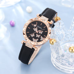 Women's Fashion Simple Butterfly Digital Belt Watch - Otaj Gifts