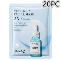 Collagen Face Mask Moisturizing Firming Face Sheet Mask Hyaluronic Acid Facial Masks Beauty Skin Care Gel Skin Care - Otaj Gifts