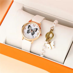 Women's Fashion Numbers Rhinestone Butterfly Quartz Watch - Otaj Gifts