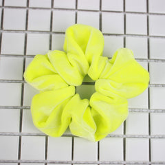 Fluorescent Color Updo Hair Ring Women's Flannel - Otaj Gifts