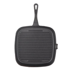 Cast Iron Steak Frying Pan Food Meals Gas Induction Cooker Cooking Pot Kitchen Cookware - Otaj Gifts