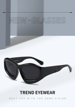 Men And Women Riding Outdoor Personality Concave Shape Sun Glasses - Otaj Gifts