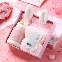 New Birthday Gift Girl Cup Towel Suit - Otaj Gifts