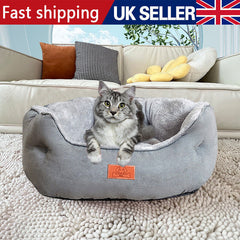 Dog Bed Cat Beds Soft Washable Fleece Puppy Cushion Warm Pet Basket Dog Bed - Otaj Gifts