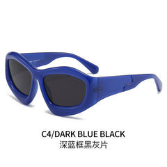 Men And Women Riding Outdoor Personality Concave Shape Sun Glasses - Otaj Gifts
