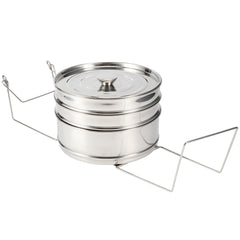 Stackable 3 Tier Stainless Steel Steamer Cooker Pot Set Cook Food Pressure Pot Accessories - Otaj Gifts