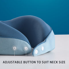 Travel Pillow, Memory Foam Neck Pillow For Traveling, U Shape Neck Pillow Airplane Portable Flight Pillow Travel Kit For Plane Train Car Home Office - Otaj Gifts