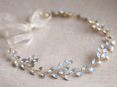 Protein Rhinestone Headdress With Yarn Strip - Otaj Gifts