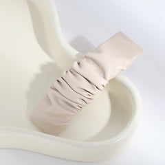 Leather Barrettes Pleated Solid Color Simple Temperamental All-match - Otaj Gifts