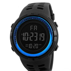 Sports Timing Night Light Domineering Large Dial Electronic Watch - Otaj Gifts