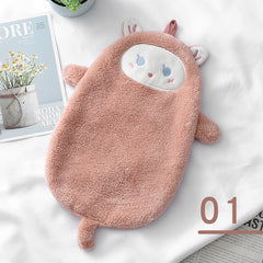 Hand Towels Can Be Hung Cartoon Absorbent Towels Bathroom Housework Cleaning - Otaj Gifts